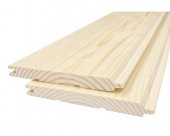 Lambriu lemn, rindeluit calitatea A/B, 4000 x 96 x 12.5 mm